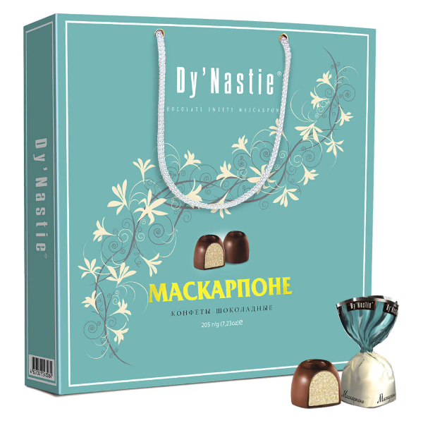 №3 Династия Сумка 170г Конфеты "Маскапроне" в Краснотурьинске