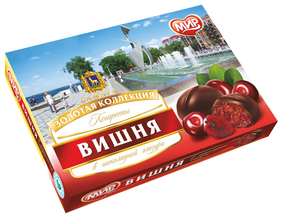 КФ МИР Вишня в шоколадной глазури 160г в Краснотурьинске